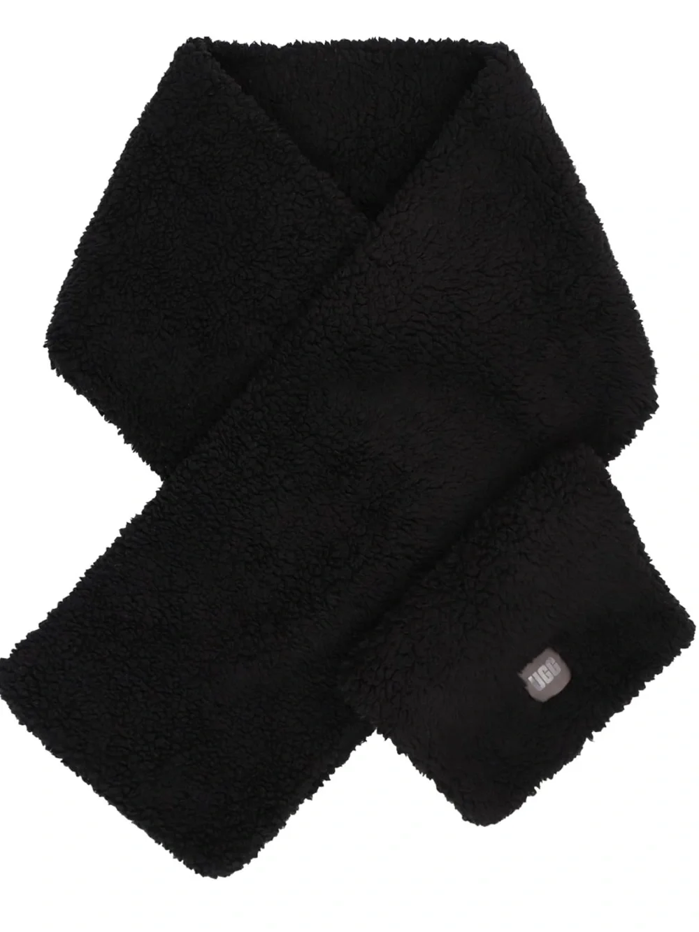 UGG Black Sherpa Scarf - Plush Neck Wrap New